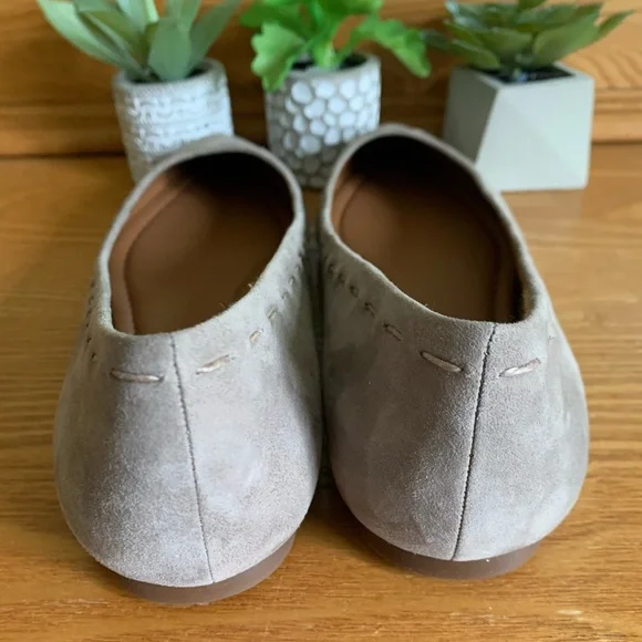 Frye Taupe Suede Flats - Picture 9 of 16